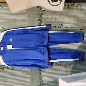 Puma Blue and White Tracksuit